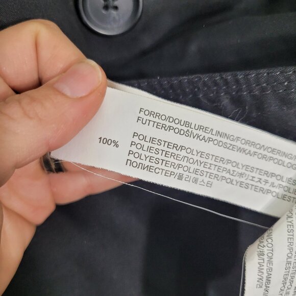 Stradivarius Women's Black Long Sleeve Double Breasted Trench Coats Size Small - Picture 9 of 12